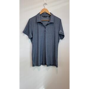 TravisMathew Blue Polo Shirt – Size XL